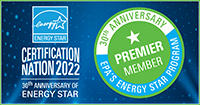 Energery Star Certification Nation 2022 award logo