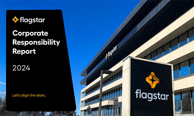 Flagstar building and logo