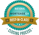 Logo for National Mortgage CX Best in Class Award