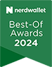 Logo for the Nerd Wallet 2024 Best-of Awards