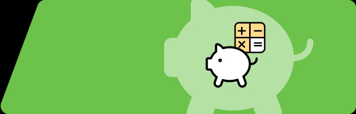 piggybank and dollar sign image